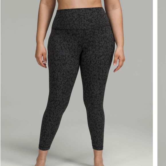 lululemon Align™ High-Rise Pant 25" Color: formation Camo Deep Coal Multi Size - Picture 1 of 7